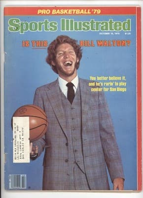 Sports Illustrated October 15, 1979 Bill Walton NBA Magazine - Image 1
