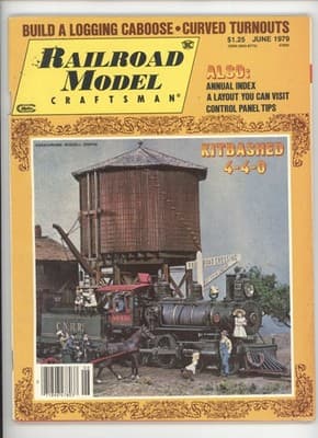 Railroad Model Craftsman June 1979 Build Logging Caboose Magazine - Image 1
