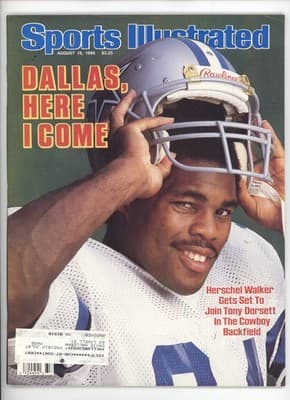 Sports Illustrated August 1986 Herschel Walker Dallas Cowboys Magazine - Image 1