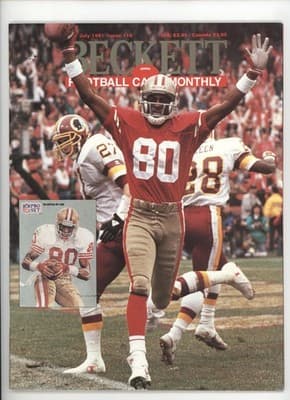 Beckett Football July 1991 NFL Card Price Guide Magazine - Image 1