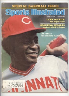 Sports Illustrated April 12, 1976 Joe Morgan Reds Baseball Magazine - Image 1