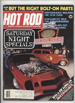 Hot Rod April 1982 Buy Right Bolt-On Parts Magazine - Image 1