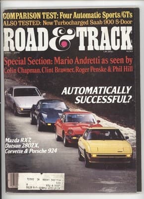 Road & Track April 1979 Automatic Sports GT Comparison Magazine - Image 1