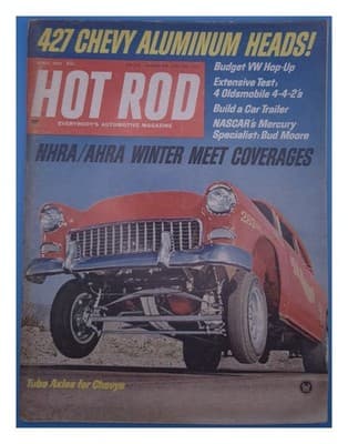 Hot Rod April 1967 427 Chevy Aluminum Heads Magazine - Image 1