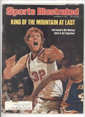Sports Illustrated December 13, 1976 Bill Walton King Mountain Magazine - Image 1