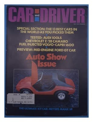 Car and Driver May 1970 Meyers Manx SR Kit Car Magazine - Image 1
