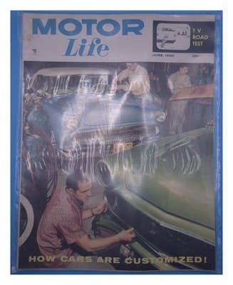 MOTOR Life June 1956 Car Customizing Magazine - Image 1