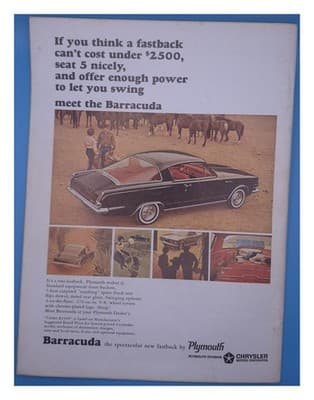 Road & Track August 1964 Mustang Lamborghini Grand Prix Magazine - Thumbnail 2