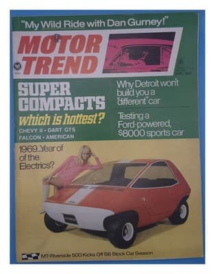Motor Trend April 1968 Super Compacts Chevy II Dart GTS Falcon Magazine - Image 1
