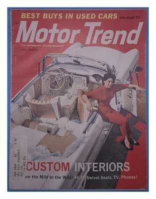 Motor Trend July 1959 Custom Interiors Car Magazine - Image 1