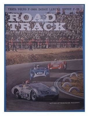 Road & Track February 1961 Riverside Raceway US Grand Prix Magazine - Image 1