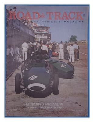 Road & Track July 1958 Le Mans Preview Magazine - Image 1