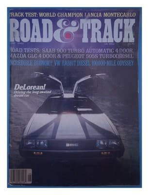 Road & Track June 1981 DeLorean Magazine - Image 1