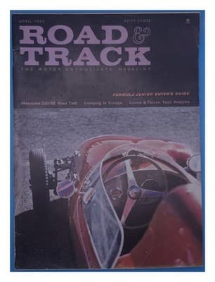 Road & Track April 1960 Formula Junior Buyer's Guide Magazine - Image 1