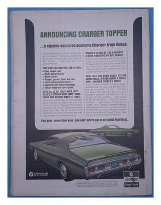 Motor Trend June 1971 Used Car Buyer's Guide Mercedes 450SL Magazine - Thumbnail 2