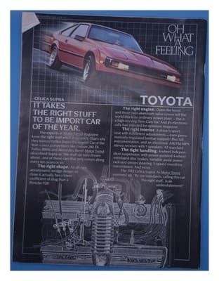 Car and Driver October 1982 Ford Thunderbird New 1983 Cars Magazine - Thumbnail 2