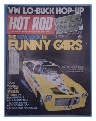 Hot Rod November 1973 Wonder Wagon Funny Cars Magazine - Image 1