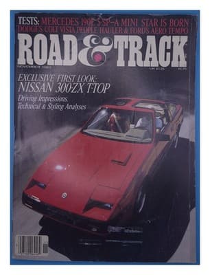 Road & Track November 1983 Nissan 300-ZX T-Top Magazine - Image 1