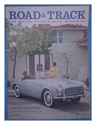 Road & Track June 1959 Sebring Geneva Imports Indianapolis Magazine - Image 1