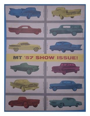 Motor Trend February 1957 Ford's 1958 E-Car Magazine - Thumbnail 4
