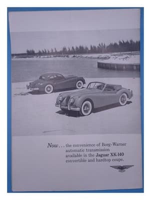 Road & Track August 1956 Jaguar 2.4 Sedan Magazine - Thumbnail 2