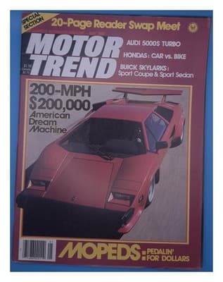 Motor Trend May 1980 200MPH American Dream Machine Magazine - Image 1