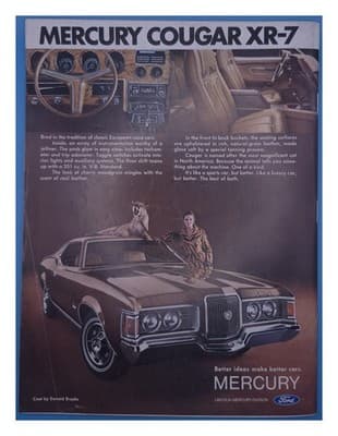 Car and Driver April 1971 VW 411, BMW Bavarian, Jaguar XJ Magazine - Thumbnail 2