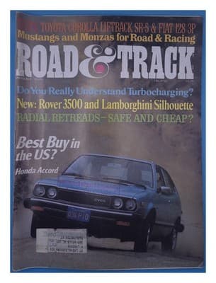 Road & Track August 1976 Honda Accord Car Magazine - Image 1