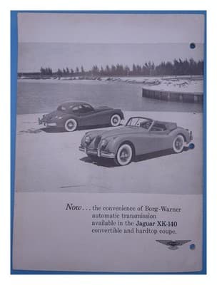 Road & Track August 1956 Jaguar Thunderbird Renault Dauphine Magazine - Thumbnail 2