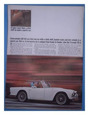 Road & Track March 1965 Porsche 911 Fiat-Abarth Car Magazine - Thumbnail 2