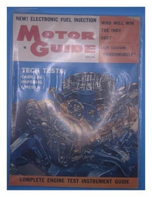 Motor Guide May 1957 Electronic Fuel Injection Indy 500 Magazine - Image 1