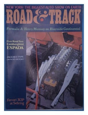 Road & Track July 1969 Lamborghini Espada Jaguar E-Type Magazine - Image 1