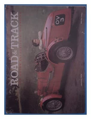Road & Track Jan 1958 Vintage Race Car Magazine - Image 1