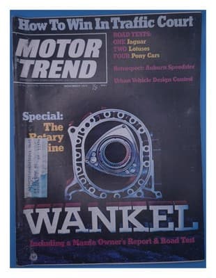 Motor Trend November 1972 Rotary Engine Wankel Mazda Magazine - Image 1