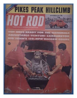 Hot Rod September 1964 Pikes Peak Hillclimb Magazine - Image 1