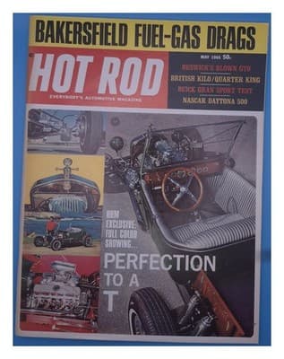 Hot Rod May 1965 Bakersfield Fuel Gas Drags Magazine - Image 1