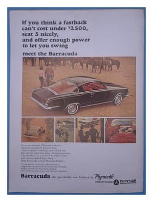 Road & Track August 1964 Mustang Road Test Magazine - Thumbnail 2