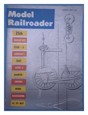 Model Railroader January 1959 25th Anniversary Collector's Item Magazine - Image 1