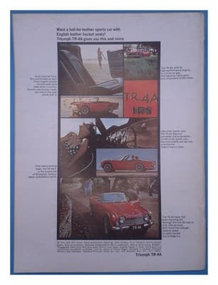 Road & Track March 1966 Ferrari Racing Plans Magazine - Thumbnail 2