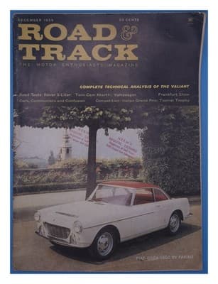 Road & Track December 1959 FIAT-OSCA 1500 Car Magazine - Image 1