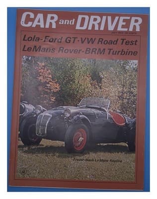 Car and Driver July 1963 Frazer-Nash Le Mans Replica Magazine - Image 1