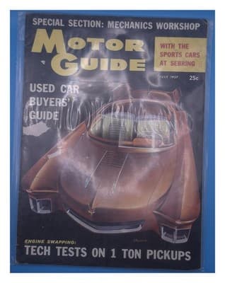 Motor Guide July 1957 Mechanics Workshop & Engine Swapping Magazine - Image 1