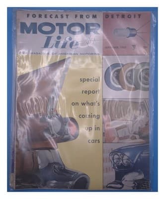 Motor Life September 1955 Forecast From Detroit New Cars Magazine - Image 1