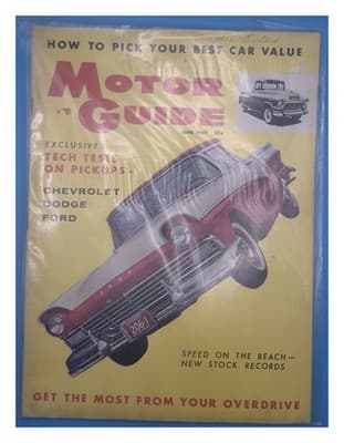 Motor Guide June 1957 Tech Tests on Pickups Magazine - Image 1