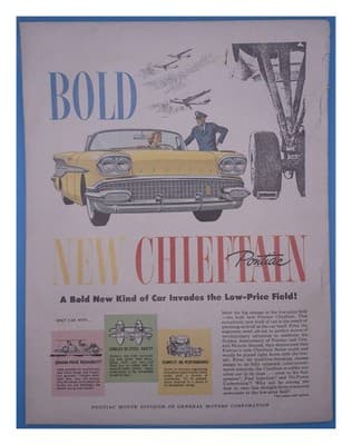 Motor Trend January 1958 Show Issue First Tests Chevy Ford Plymouth Magazine - Thumbnail 2