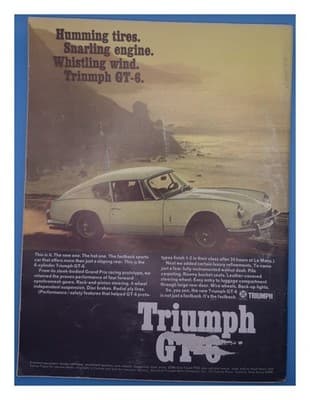 Car and Driver June 1967 Ferrari Sebring Magazine - Thumbnail 2