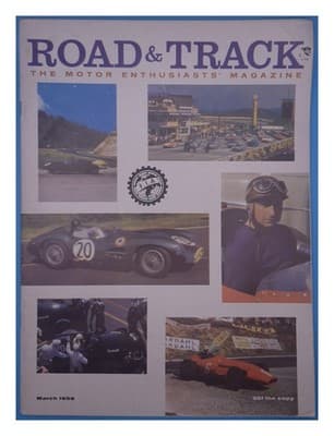 Road & Track March 1958 Vanwall Racing Magazine - Image 1