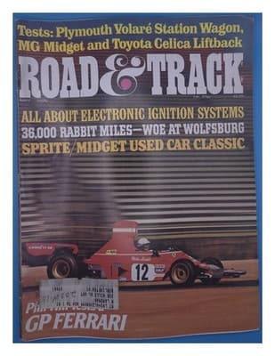 Road & Track May 1976 Ferrari Niki Lauda Magazine - Image 1