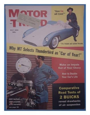 Motor Trend May 1958 Thunderbird Car of Year Magazine - Image 1