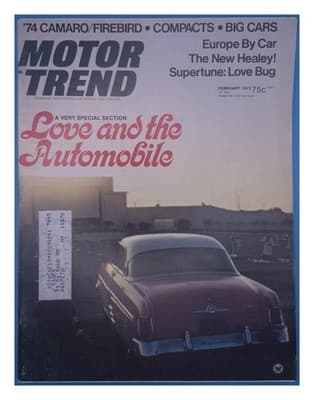 Motor Trend February 1973 Camaro Firebird Love Automobile Magazine - Image 1